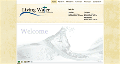 Desktop Screenshot of livingwatercf.com